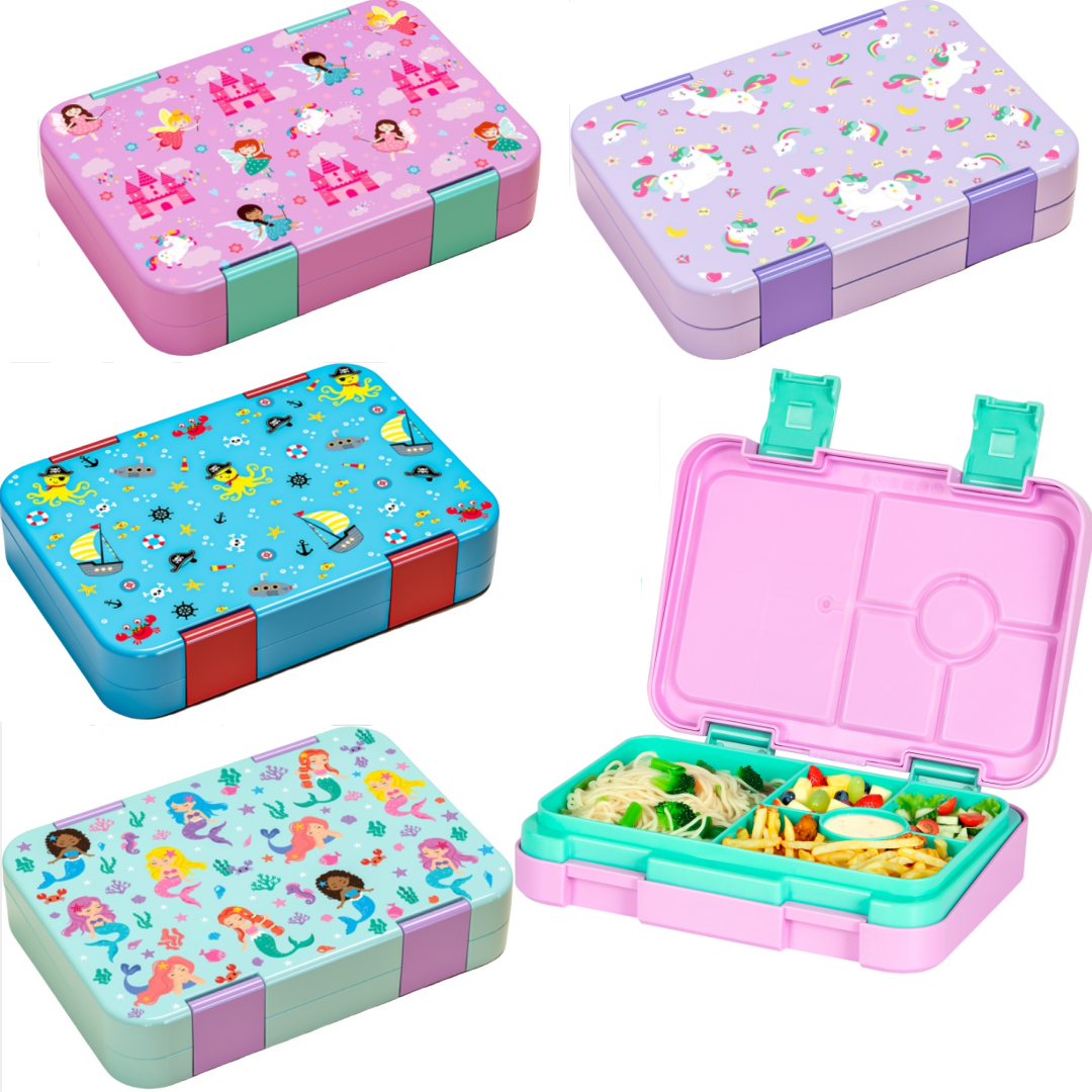 Meal Prep Tupperware - 37oz Adorable Cartoon Printed Bento Box