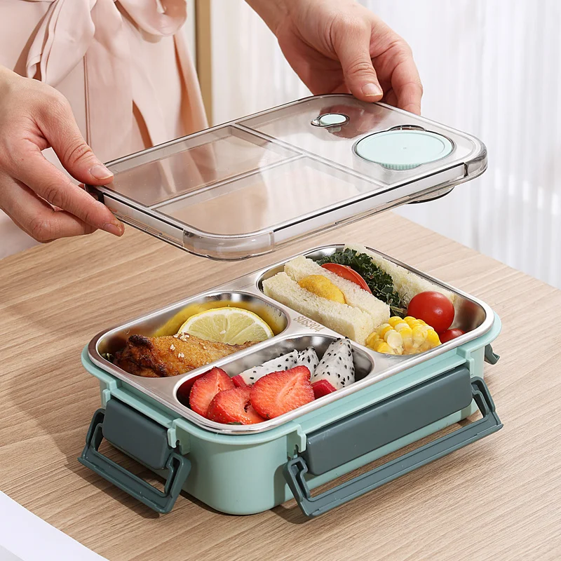 Meal Prep Tupperware - 304 Stainless steel Lunch box with