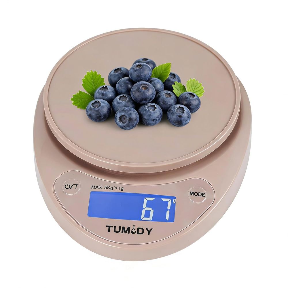 Meal Prep Diet - Compact Digital Kitchen Scale - 11lb/5kg