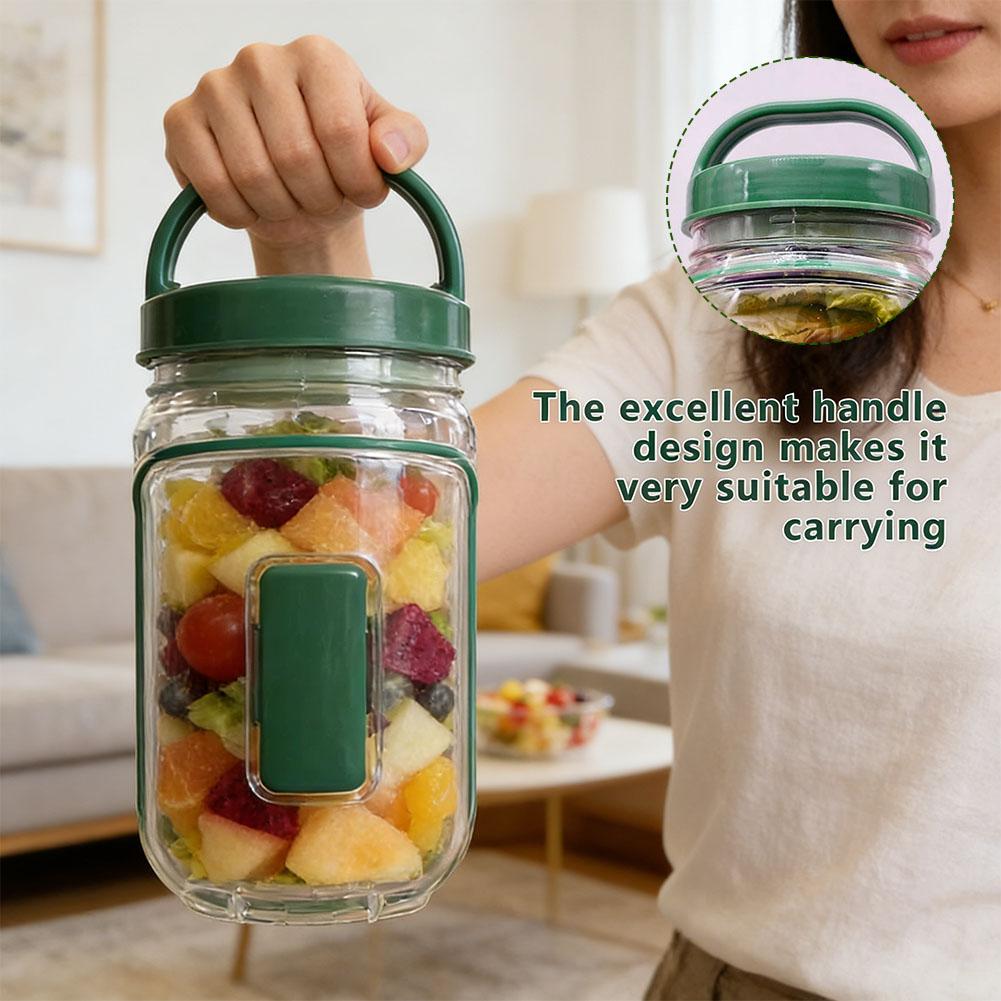 Portable Salad Container Jar w - đánh giá và giá Salad Container Jar
