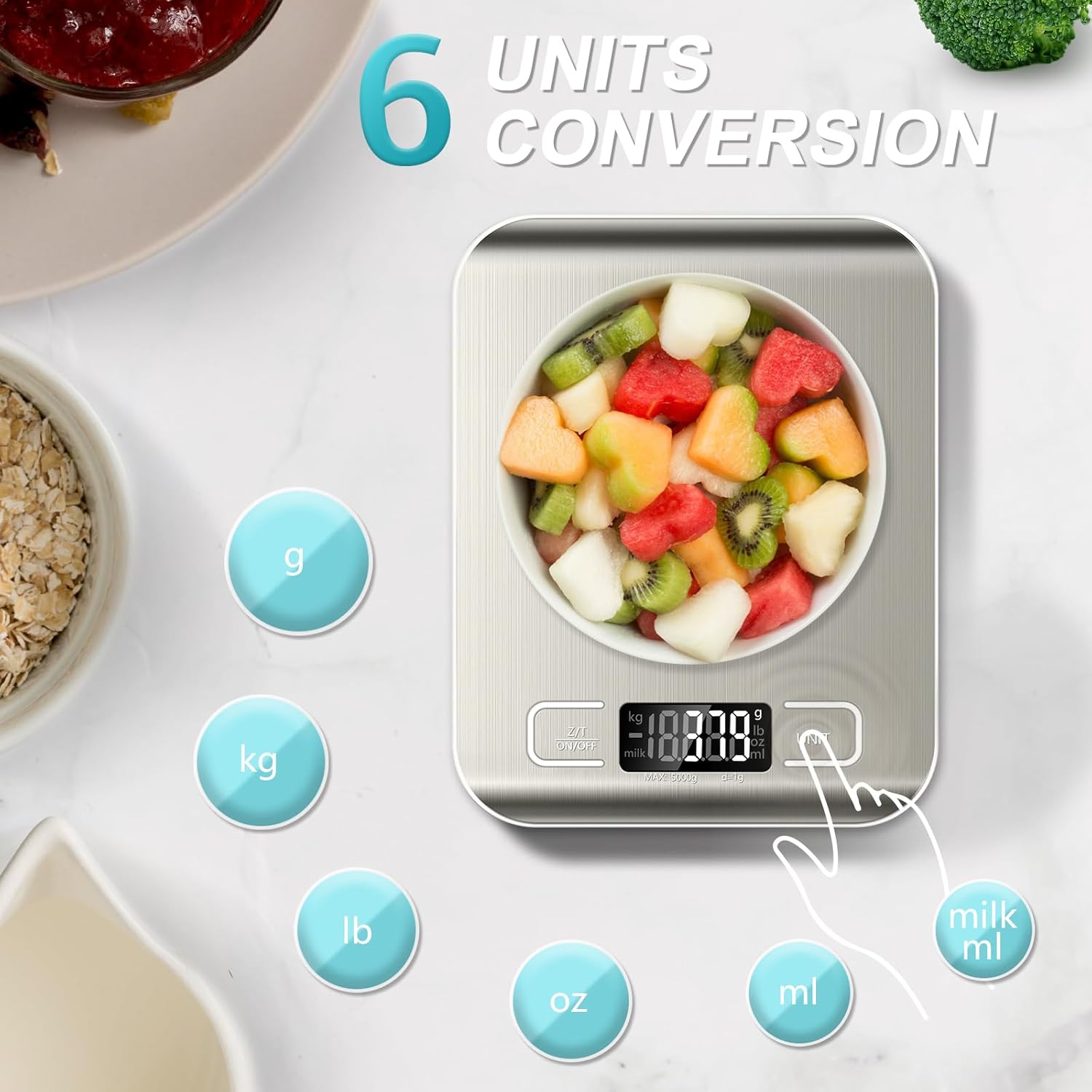 Digital Food Scale 11lb With 6 - đánh giá và giá Meal Prep Diet