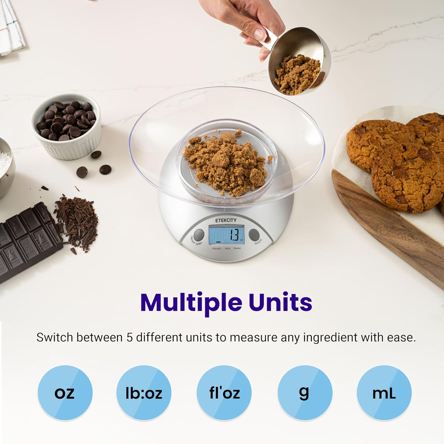 Digital Food Kitchen Scale Wit - đánh giá và giá Meal Prep Diet