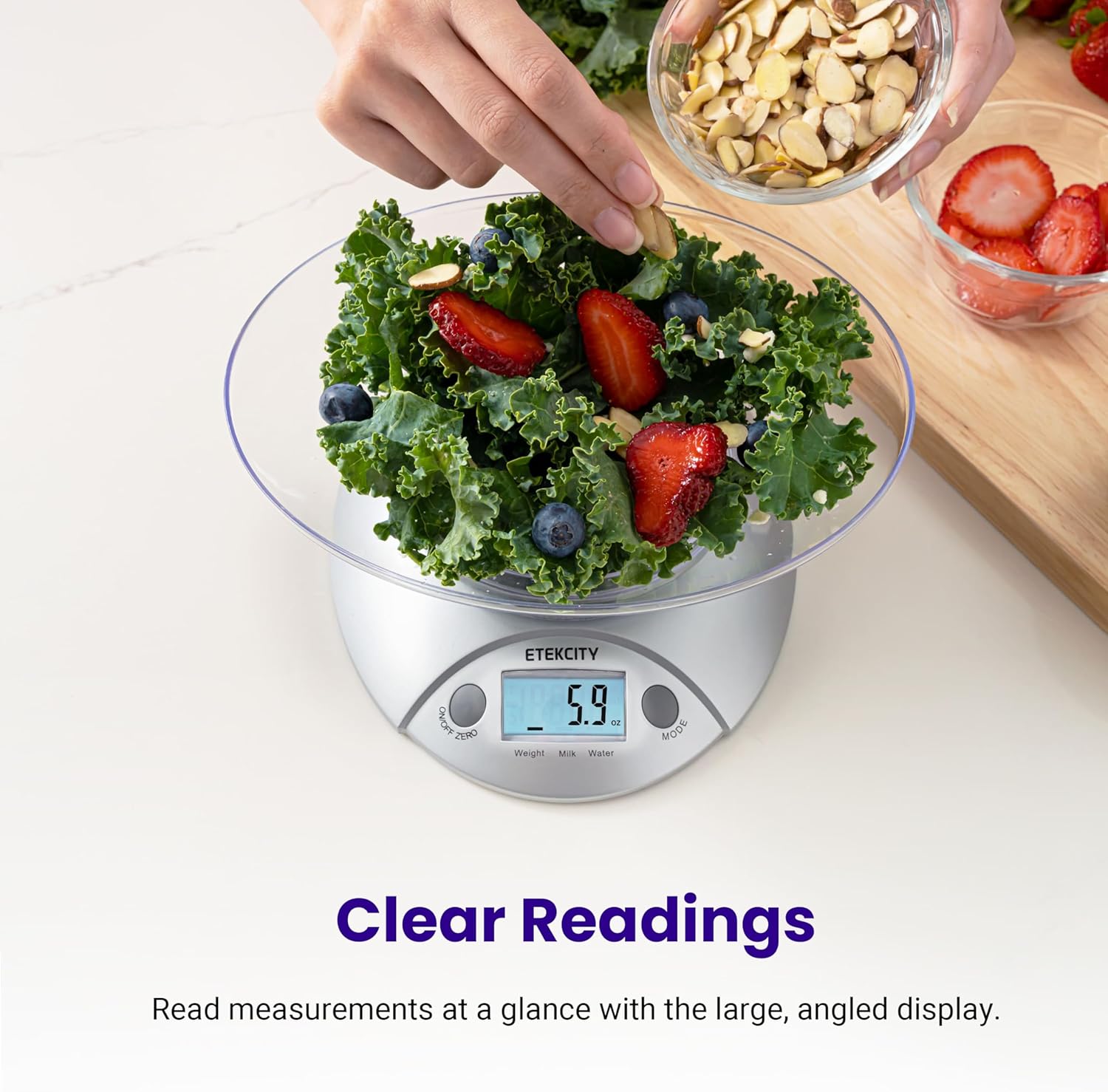 Digital Food Kitchen Scale Wit - đánh giá và giá Meal Prep Diet