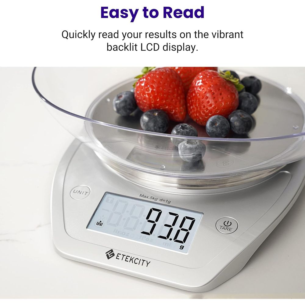 11lb/5kg Digital Kitchen Scale - đánh giá và giá Meal Prep Diet
