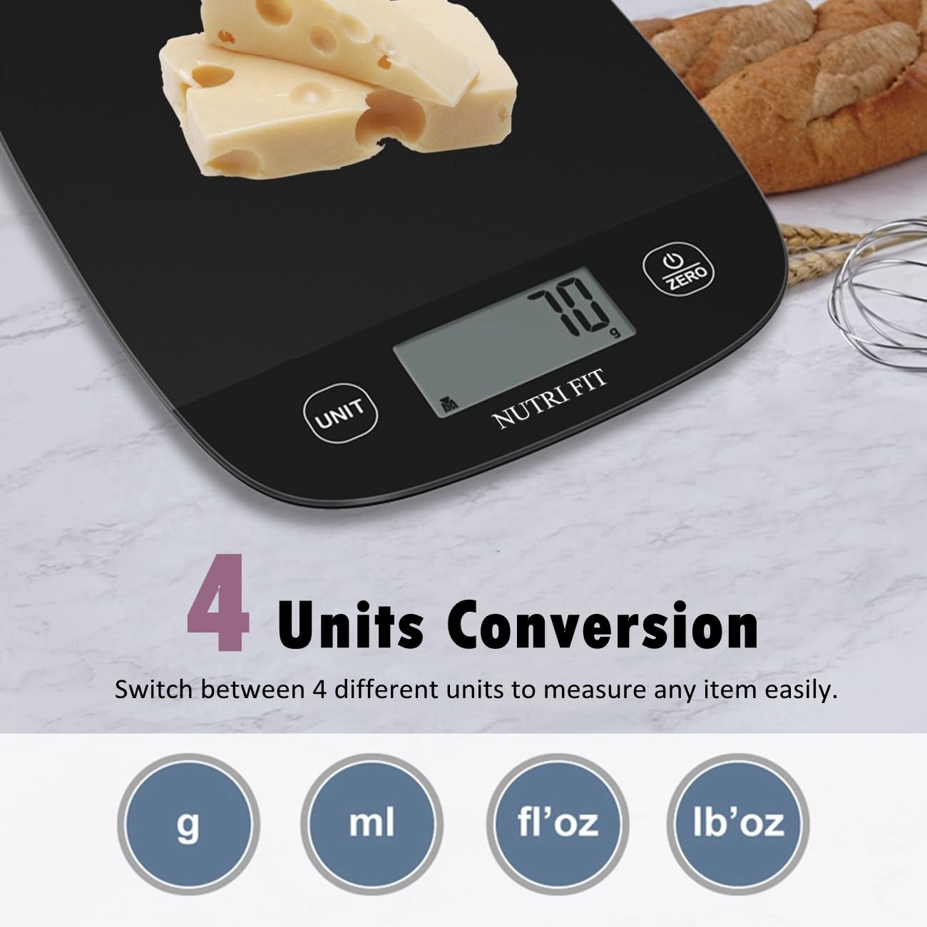 Digital Food Scale 5kg/0.1oz A - đánh giá và giá Meal Prep Diet