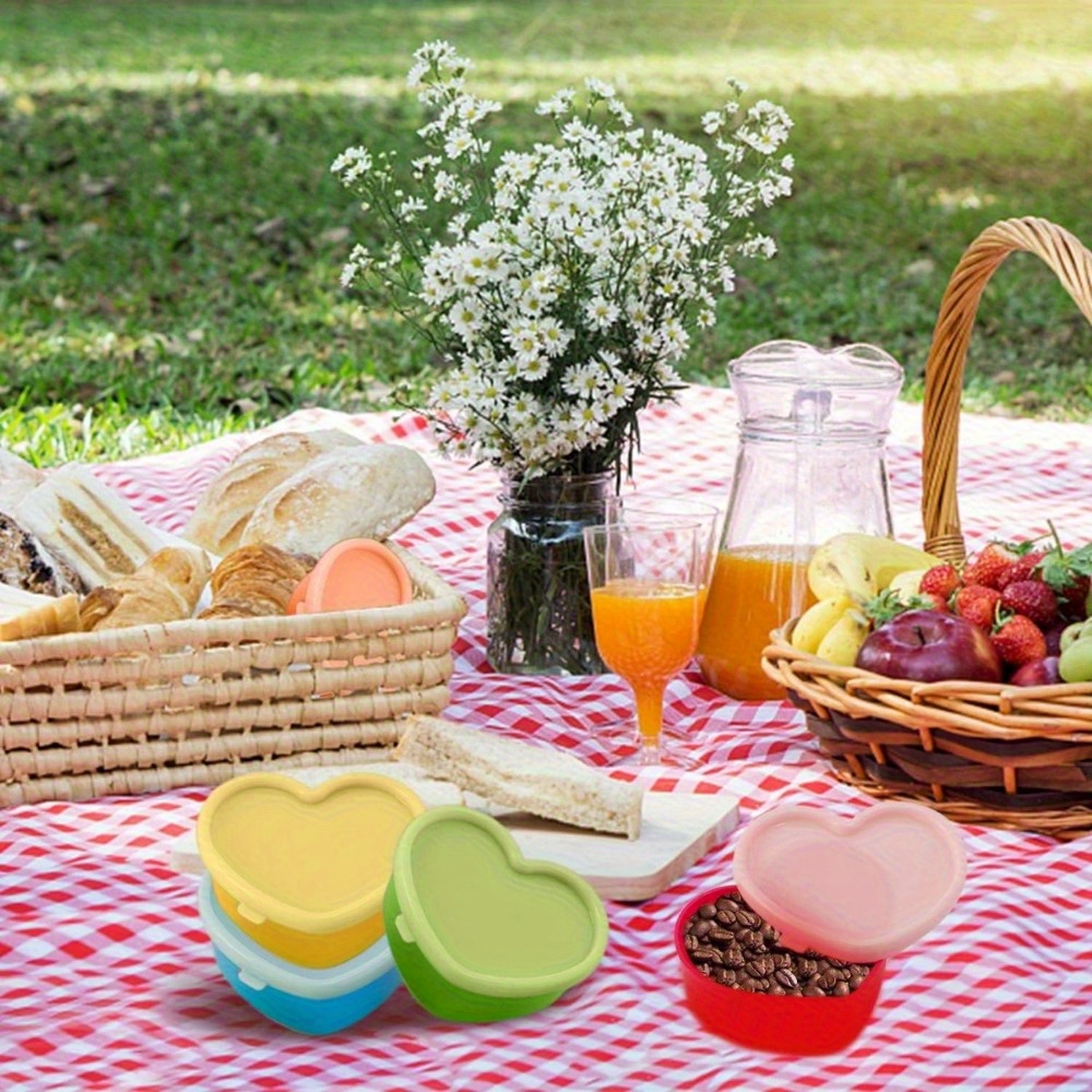 5PCS Mini Lunch Box Condiment  - đánh giá và giá Salad Container Jar