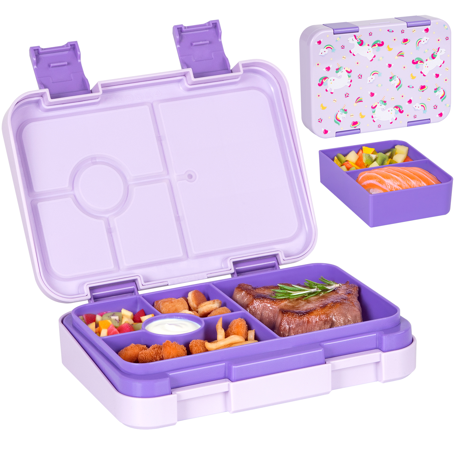 37oz Adorable Cartoon Printed  - đánh giá và giá Meal Prep Tupperware