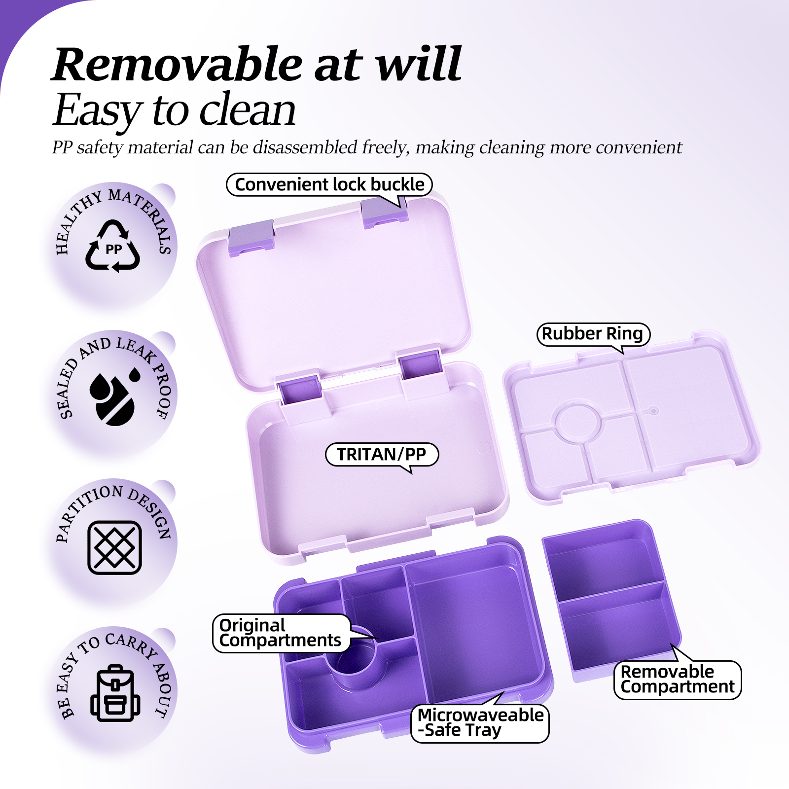 37oz Adorable Cartoon Printed  - đánh giá và giá Meal Prep Tupperware