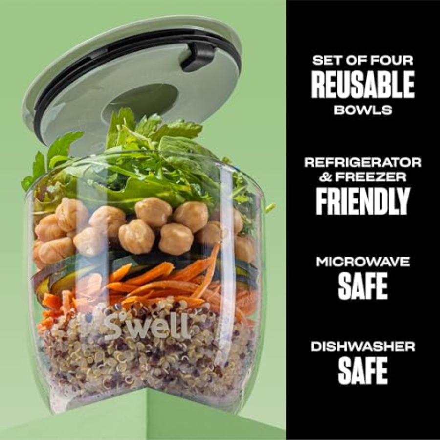Glass Prep Bowl Set of 4 For E - đánh giá và giá Meal Prep Made Easy