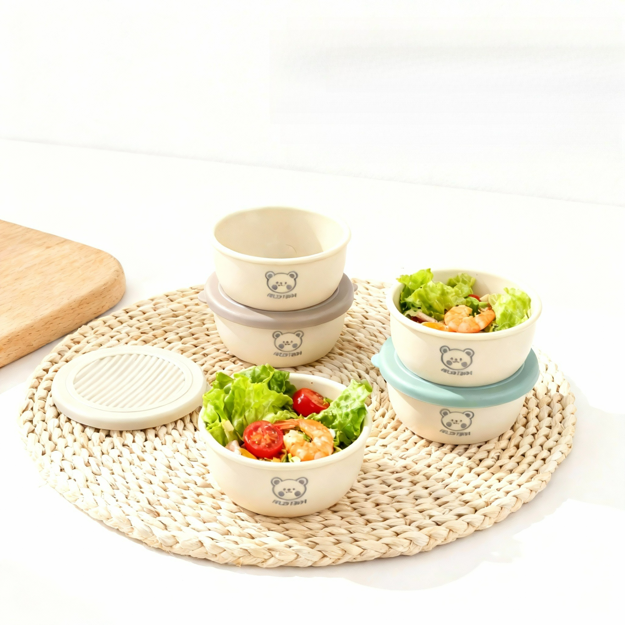 2/6pcs Mini Portable Plastic S - đánh giá và giá Salad Container Jar
