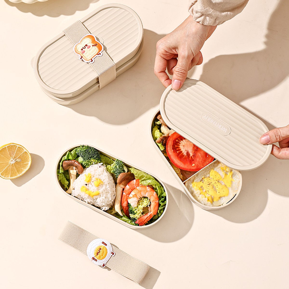 Oval Plastic Lunch Box Kids St - đánh giá và giá Salad Container Jar