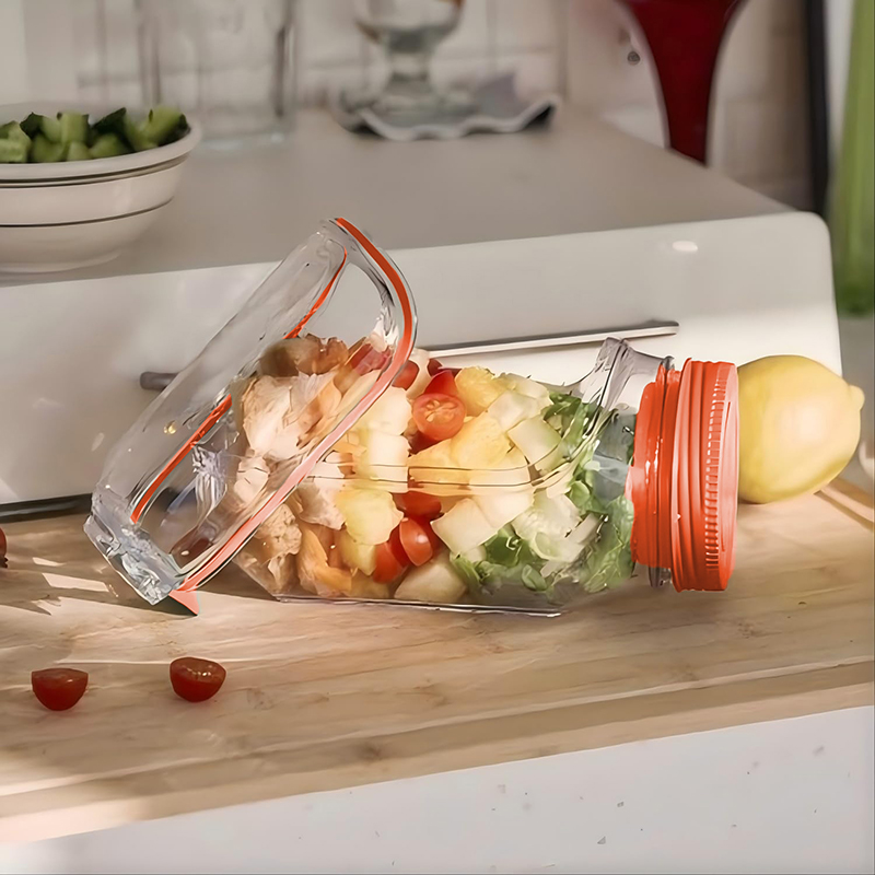 Breakfast Fruit Storage Box Le - đánh giá và giá Salad Container Jar