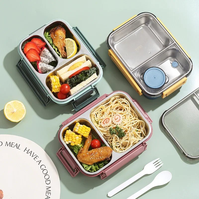 304 Stainless steel Lunch box  - đánh giá và giá Meal Prep Tupperware