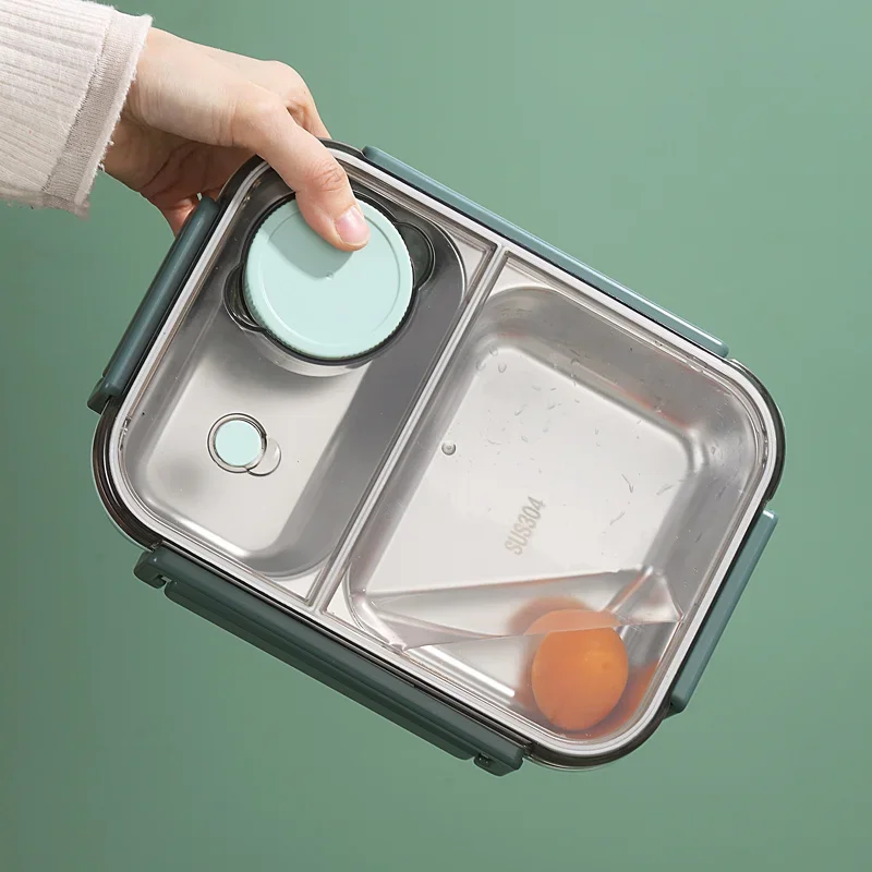 304 Stainless steel Lunch box  - đánh giá và giá Meal Prep Tupperware