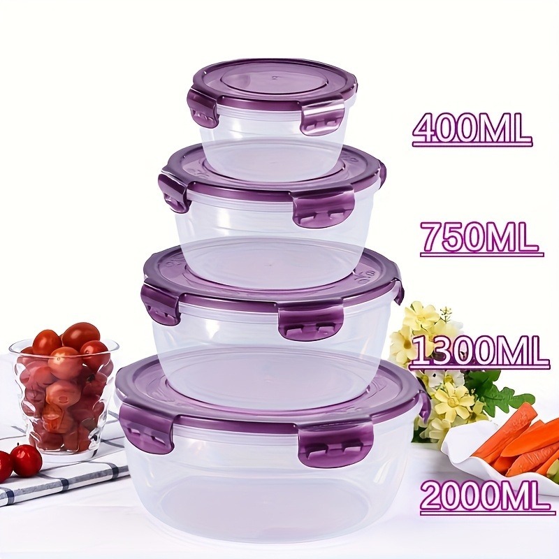 Vibrant 8-Piece Food Storage S - đánh giá và giá Meal Prep Tupperware