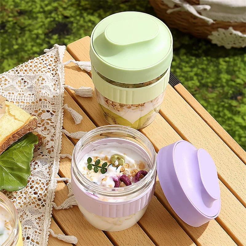 480/570ml Breakfast Cup Portab - đánh giá và giá Meal Prep Tupperware