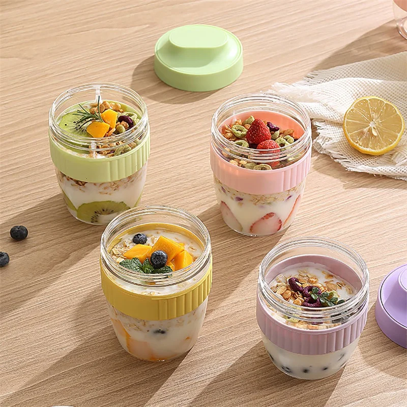 480/570ml Breakfast Cup Portab - đánh giá và giá Meal Prep Tupperware
