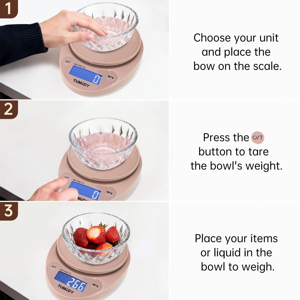 Compact Digital Kitchen Scale  - đánh giá và giá Meal Prep Diet