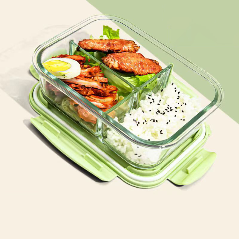 New style Lunch Box Glass 1050 - đánh giá và giá Meal Prep Tupperware